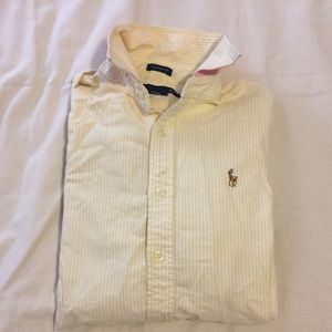 HOT PRICE! 2/$25 Ralph Lauren yellow oxford